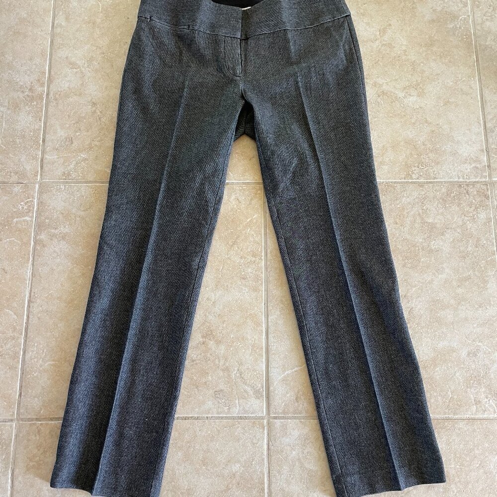 Ann Taylor Loft Marisa Slim Leg Womens Gray Dress Pants Size 6 - Picture 2 of 4